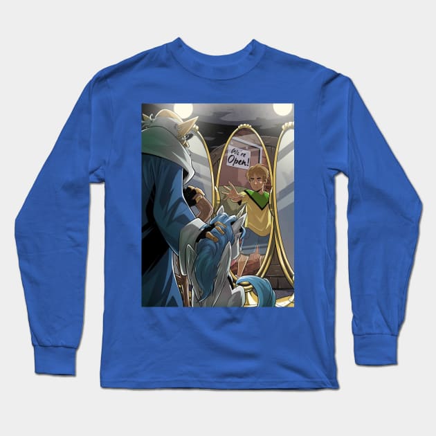 Mirrors Long Sleeve T-Shirt by schwmartzgraphics